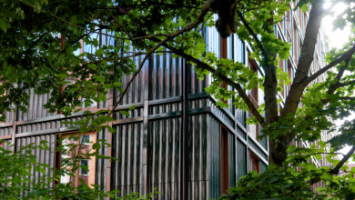 Das Tile House mit keramischer Fassade. © Niels Ole Sørense