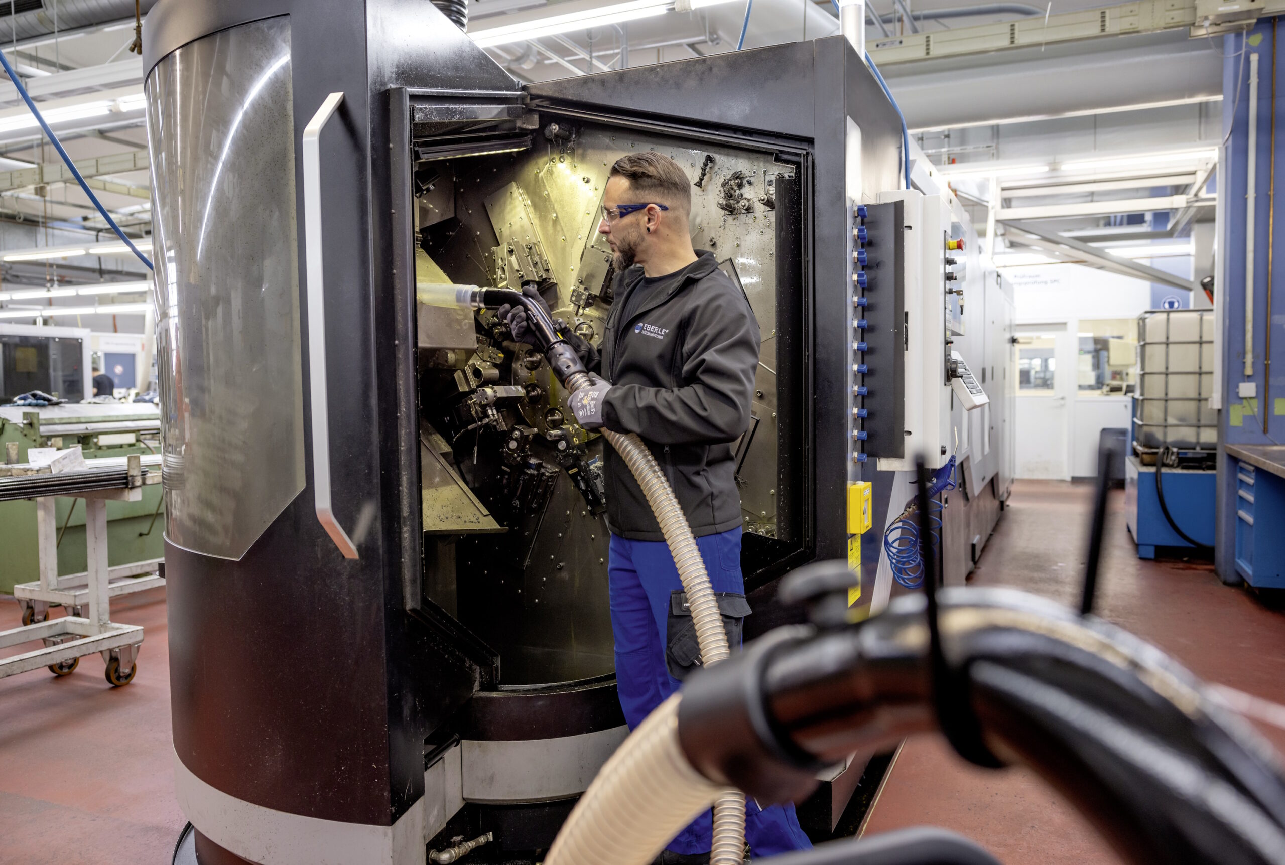 Volle Saugkraft gegen ölige Flüssigkeiten und Metallspäne