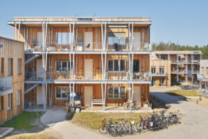 Das genossenschaftliche Wohnprojekt „Leben im Fläming © Landesbeirat Holz Berlin-Brandenburg