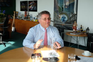 Porr-Chef Karl-Heinz Strauss im Interview.Copyright: Bauzeitung