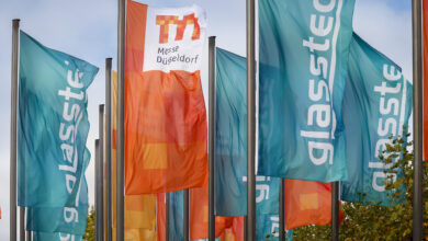 Vom 20. bis 23. Oktober 2026 trifft sich die internationale Glasbranche zur Weltleitmesse in Düsseldorf. Aussteller können sich ab jetzt dazu anmelden. © Messe Düsseldorf / Tillman