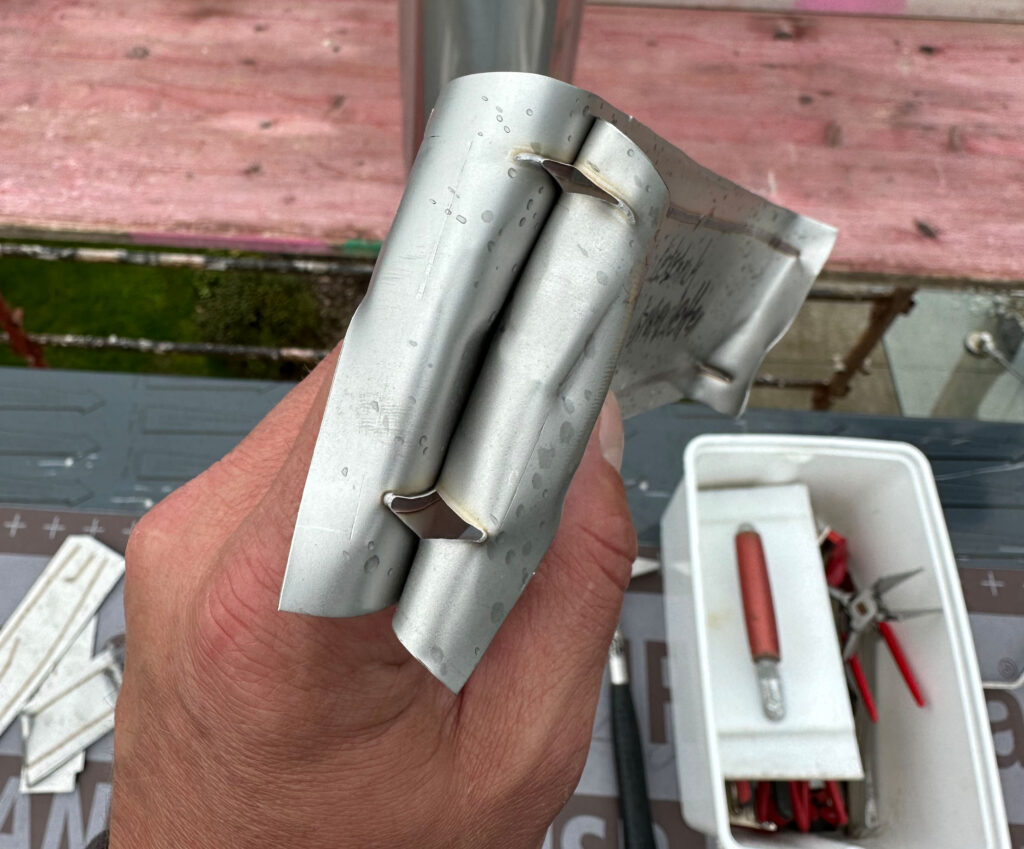 Die Schweißnahtprobe dient zur Qualitätssicherung. © Philipp Kastl