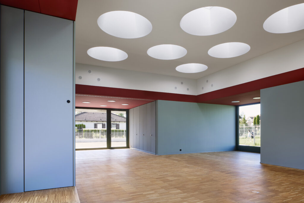 Der zweite Platz ging an Lukas Imhof Architektur aus Zürich (CH) für das Projekt Kindergarten Horn. © Velux/Hannes Heinzer