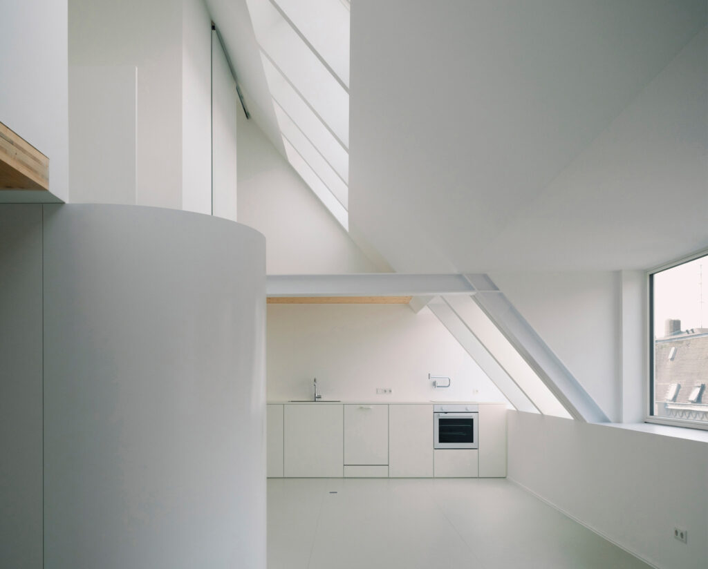 Die Demo Working Group eroberte ebenfalls den dritten Platz mit dem Dachgeschoßausbau Balth in Köln (D). © Velux/Jan Voigt