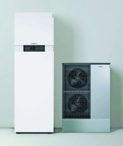 Die Vitocal 250-A von Viessmann – PV-optimiert, leise und effizient mit OneBase-Komponenten.