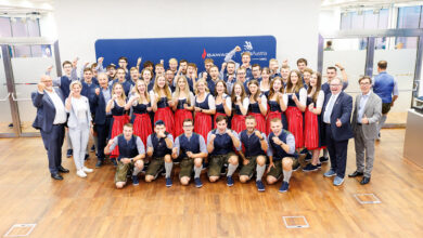 Vertreter aus Politik und Wirtschaft verabschiedeten das Berufsnationalteam in der Wirtschaftskammer Österreich in Wien