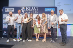 Die drei strahlenden Siegerinnen.© Synthesa