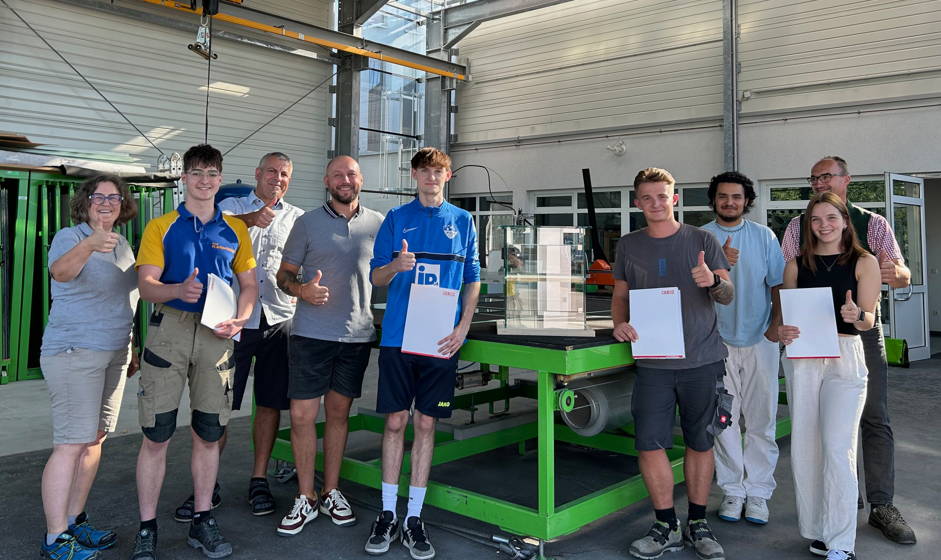 Neue Glasbautechiker*innen in Oberösterreich