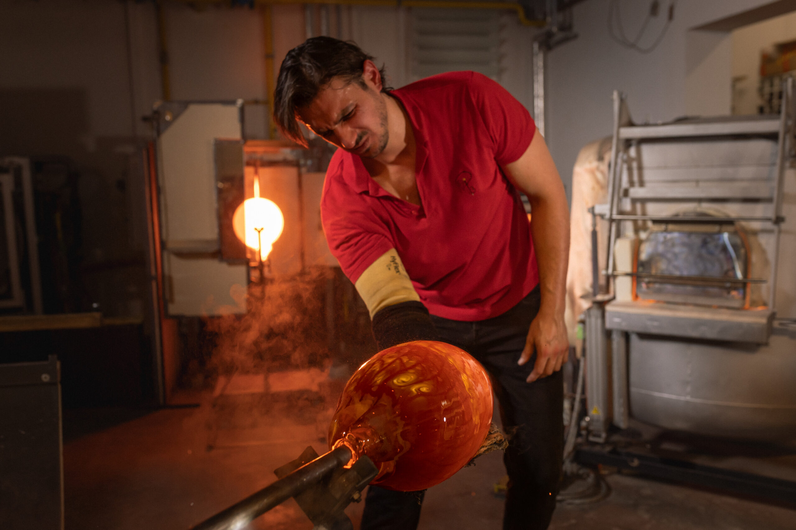 Glasblasen: Dialog mit Licht und Material