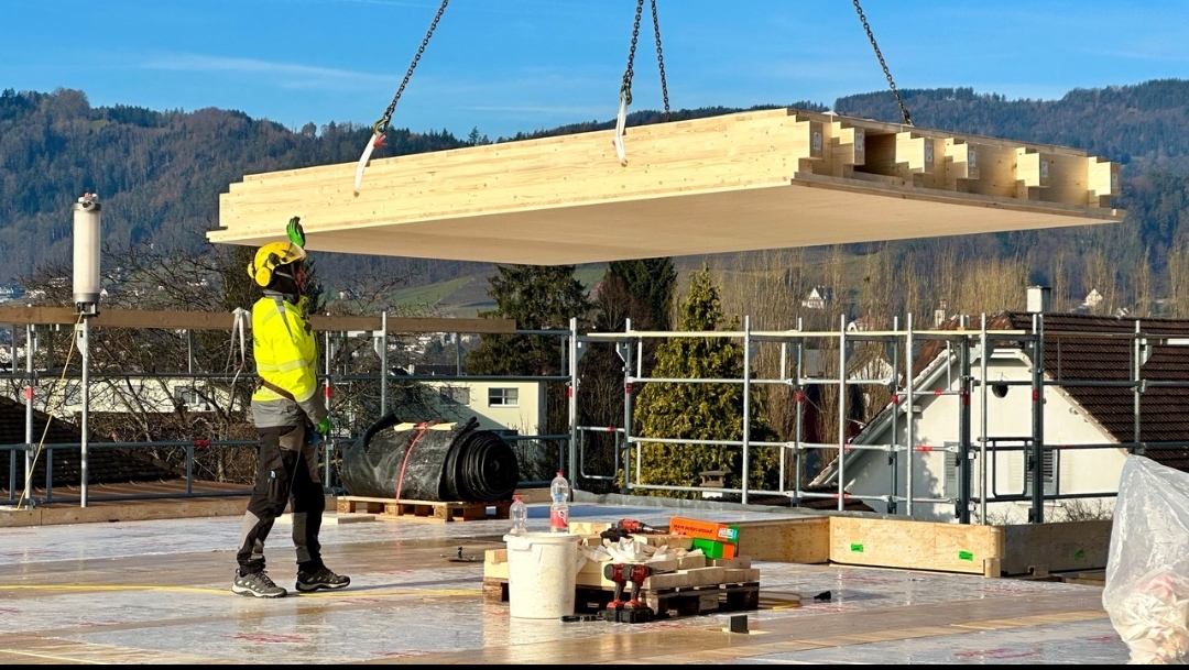 Hohlkastendecken mit Lehmschüttung