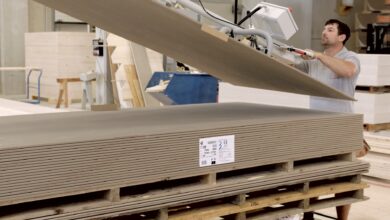 Holzbauplatte Riduro von Rigips. Copyright: Saint-Gobain Austria