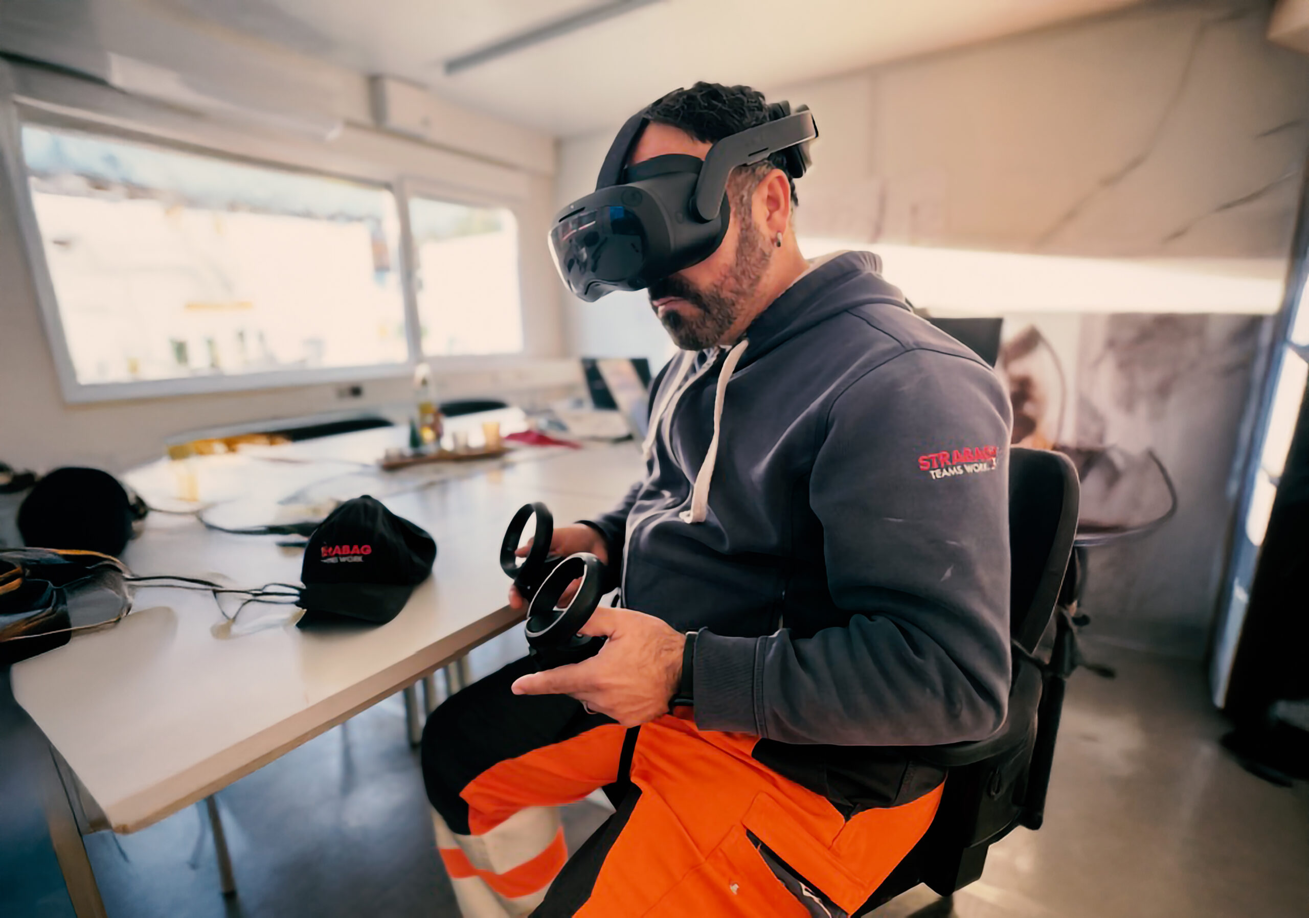 Gefahren visualisieren: Virtual Reality auf der Baustelle