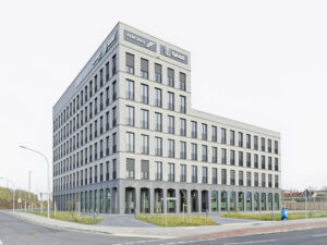 Das sechsgeschossige „Spurwerk“ von Westphal Architekten.