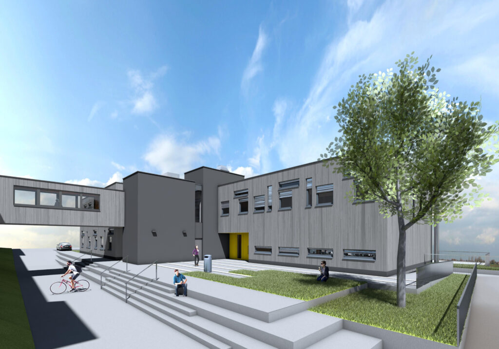 Visualisierung Universitätsgebäude für Vetmed © Delta Pods Architects ZT GMBH