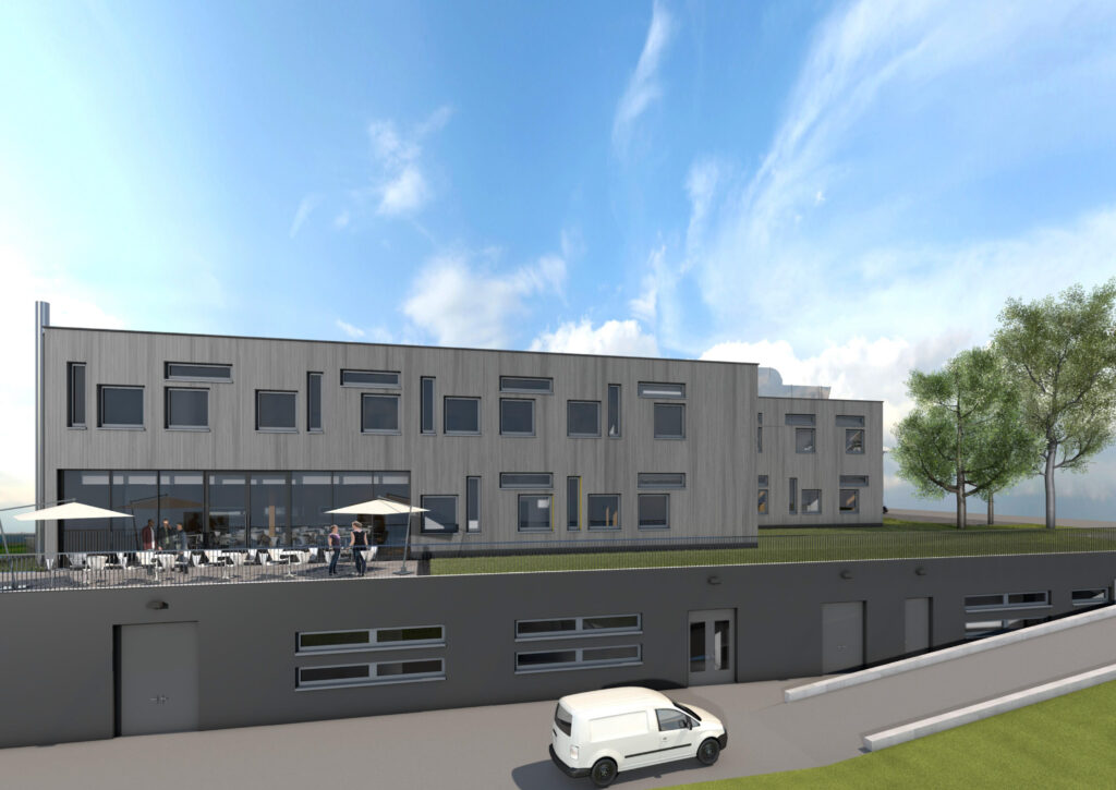 Visualisierung Universitätsgebäude für Vetmed © Delta Pods Architects ZT GMBH