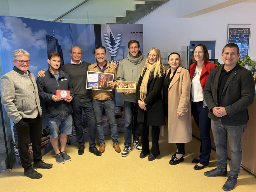 Die glücklichen Gewinner*innen des Quiz. © Christian Krenn